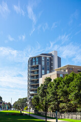 Apartment building in inner Sydney suburb NSW Australia