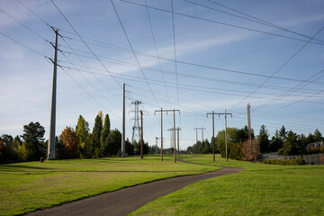 The winding Westside Trail in Beaverton, Oregon, initially the Beaverton Powerline Trail, which...