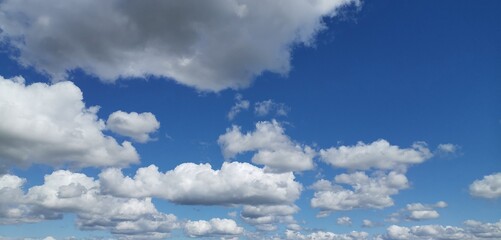 blue sky with clouds