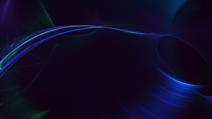 3D rendering abstract colorful fractal light background