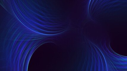 3D rendering abstract colorful fractal light background