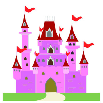 fairy tale castle cartoon