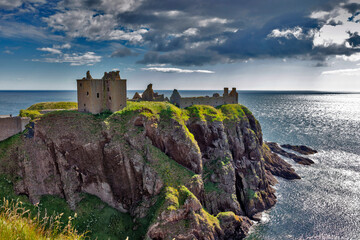 Dunnottar Castle near Stonehaven in the scottish Highlands