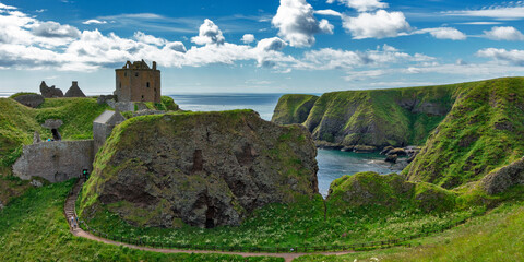 Dunnottar Castle near Stonehaven in the scottish Highlands