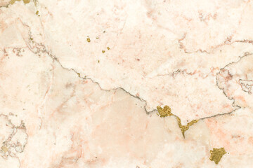 Marble light beige and gold stone texture. Light wall background.