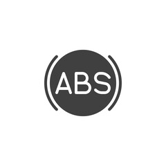 Abs dashboard indicator vector icon