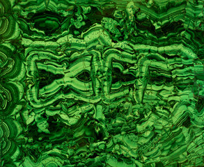 Green malachite texture. Gem stone background.
