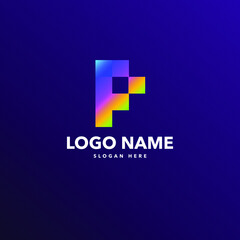 Obraz premium o letter modern logo design