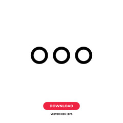 Option icon vector. Menu sign