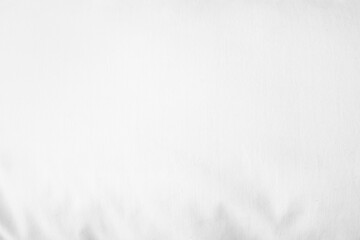 White comfort Pillow uncover plain texture background. Bedding accessories and equipment concept