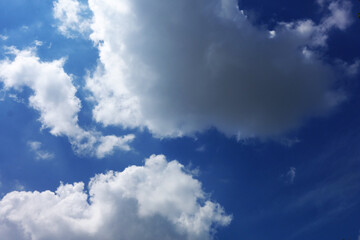 blue sky with clouds