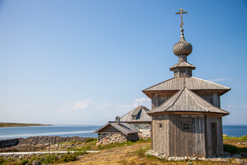 church in solovki arkhangelsk region white sea russia