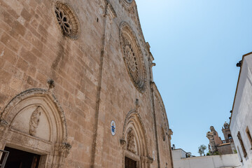 Fototapeta premium Glimpses of ancient Puglia. The white city. Ostuni.