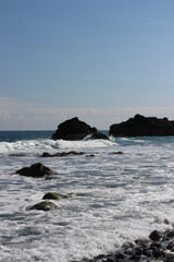 rocks in the sea