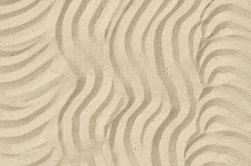 Fototapeta na wymiar sand with an abstract pattern