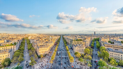Champs-Elysees avenue in Paris
