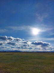 clouds over the mountains