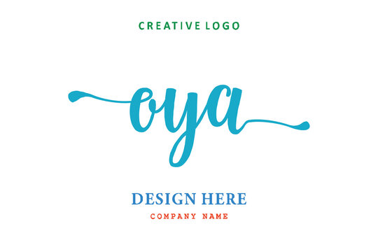 OYA lettering logo is simple, easy to understand and authoritative