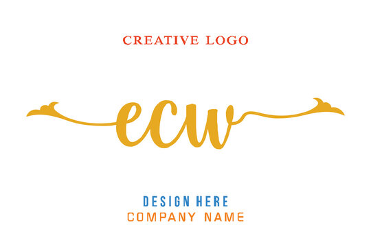 ECW lettering logo is simple, easy to understand and authoritative