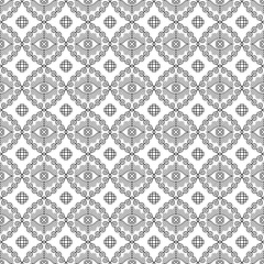 Traditional chinese, japanese, asian vector seamless patterns.