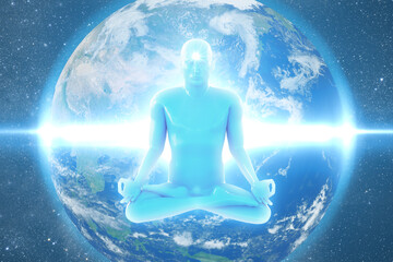 Yoga_006 Meditation Zen Chakra kundalini Earth Background