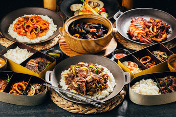 asian food buffet
