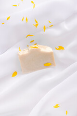 Silk natural soap for delicate skin.