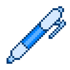 Fototapeta premium Ballpoint Pen (Pixelated)