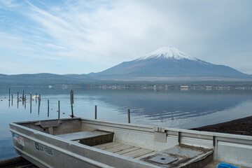 逆さ富士　山中湖