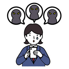 Students having trouble with their smartphones