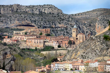 Fototapeta na wymiar Blick auf das Tal von Albarracin