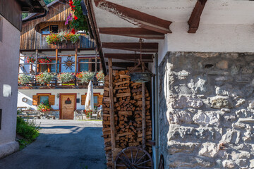 Views and plays of light. The village of Sappada and its beauties