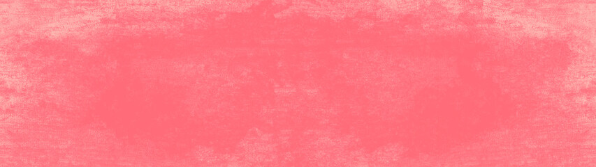 Abstract pink watercolor painted paper texture background banner panorama