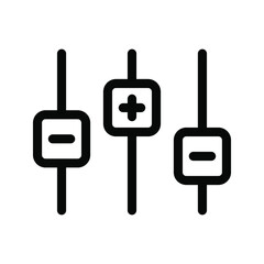 Obraz premium Adjustments icon