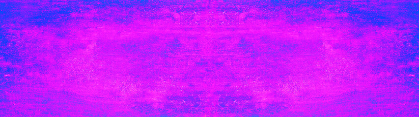 Abstract blue pink watercolor painted paper texture background banner panorama