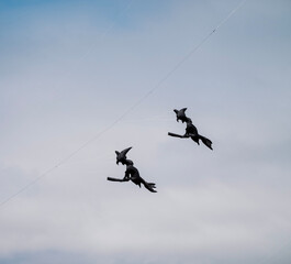 snowboarder in the sky