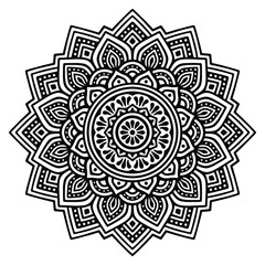 Ornamental luxury mandala pattern, Mandala. Round Ornament Pattern