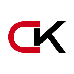 Illustration Vector Graphic of Modern CK Letter Logo. Perfect to use for Technology Company