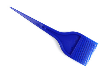 hair dye Brush isolated on white. Professional styling tools