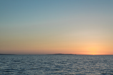 Sunrise panorama over the Red sea. Egypt