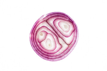 Fototapeta premium high key vegetable slices
