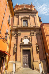 Fototapeta na wymiar Beautiful Sanctuary in Bologna