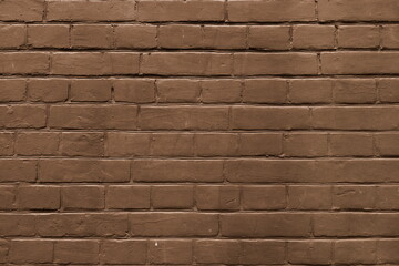 Loft Light Brown Brick Wall Texture Background Banner.