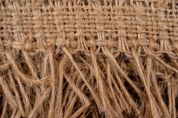 Sackcloth woven texture pattern background
