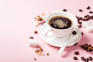 White cup of coffee