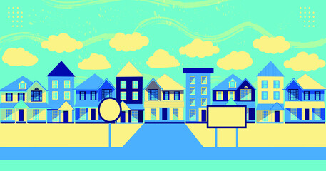 vector house infographic