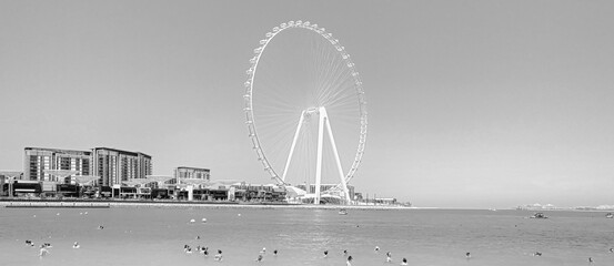 architectural landscape in downtown Dubai
