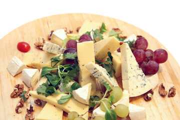 cheese collection background