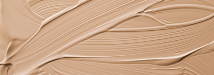 Beige cosmetic texture background, make-up and skincare cosmetics product, cream, lipstick,...