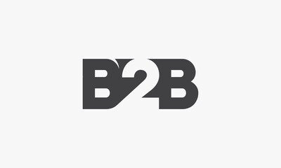 B2B logo on white background.